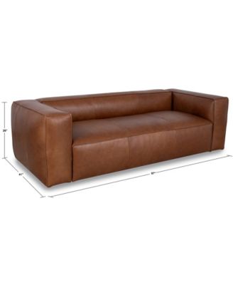 Amalfy 97" Leather Sofa