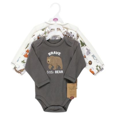 Natural Cotton Long-Sleeve Bodysuits