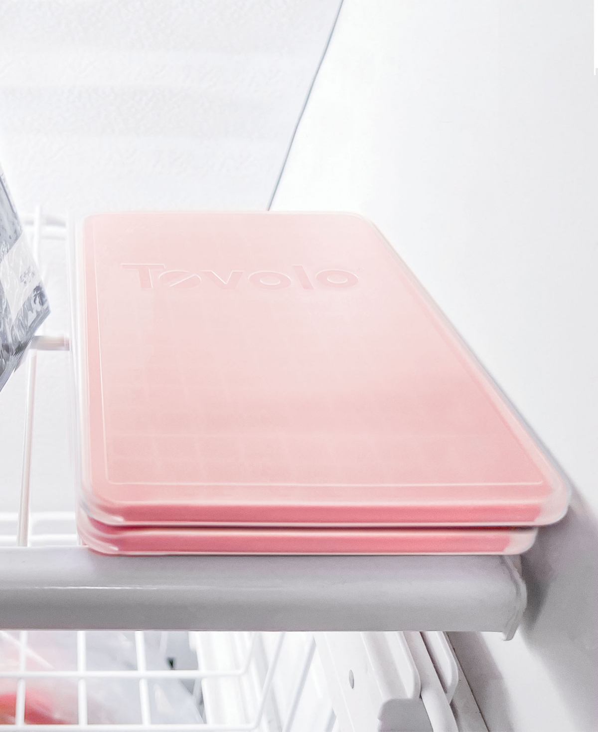 Tovolo Silicone Mini Ice Cube Tray with Lid, 2-Pack Candy Apple