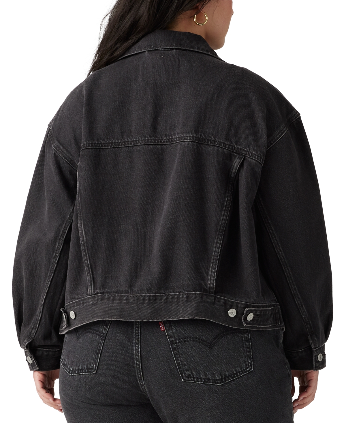 Levi's Plus Size '90s Cotton Denim Trucker Jacket In Road Less