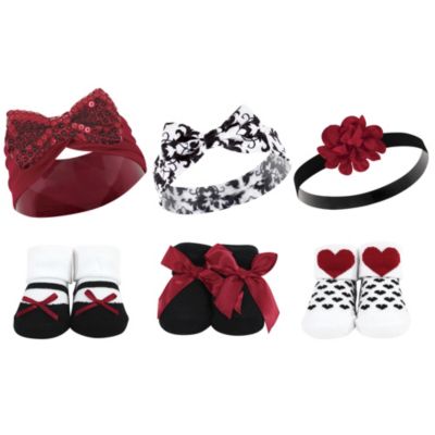 Girls 12-Pack Headband & Socks Giftset Bundle