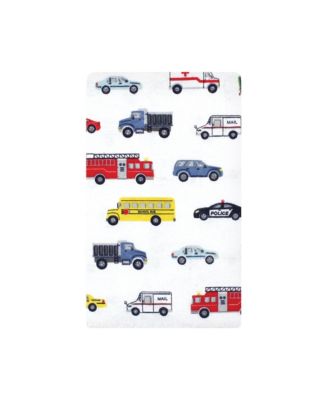 Bulk Pack of 10 Absorbent Cotton-Poly Flannel Burp Cloths