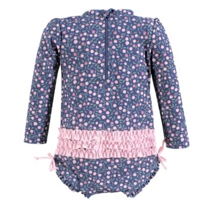 Baby Girls Rashguard Baby and Toddler Swimsuit