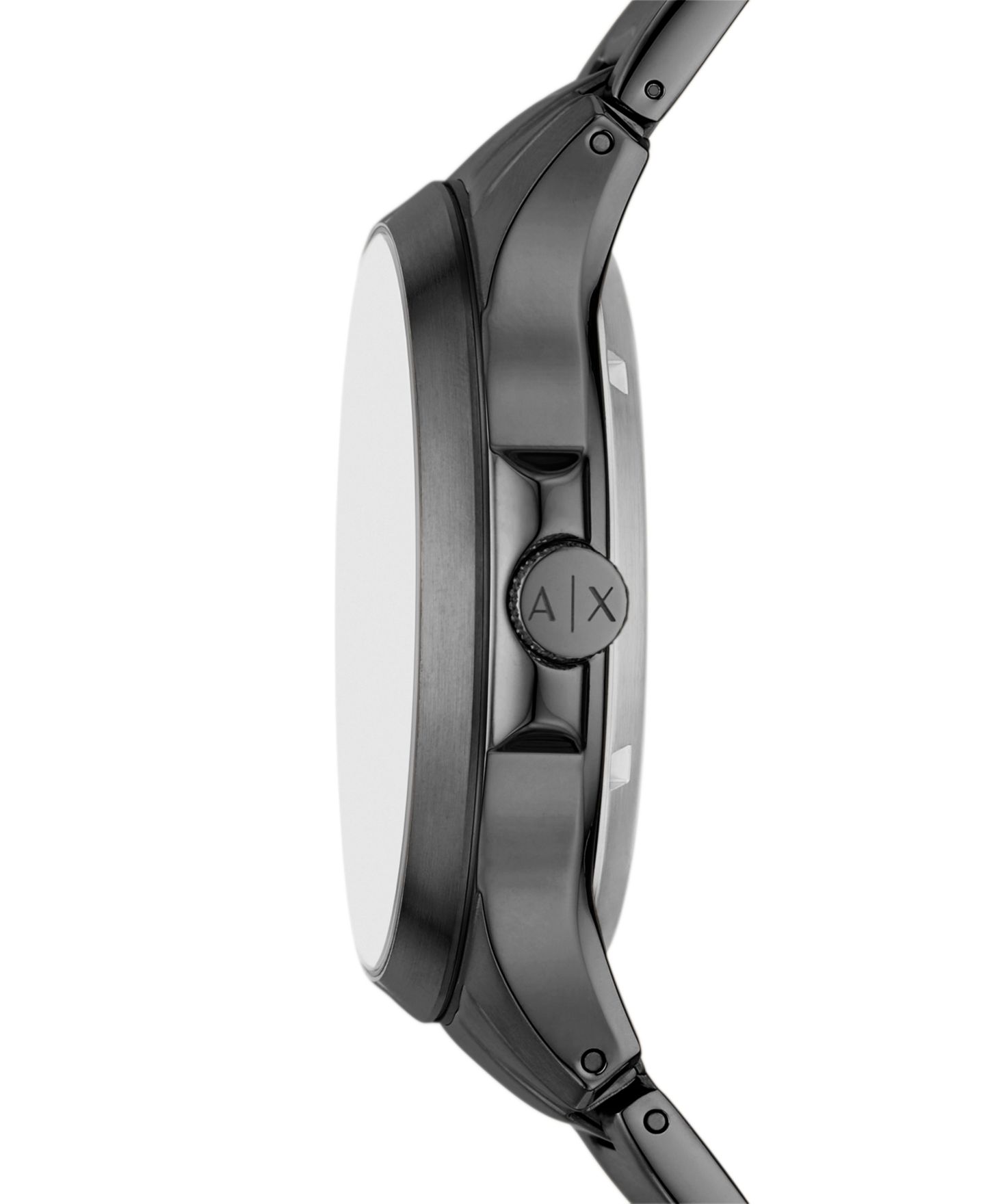 Мужские часы A|X Armani Exchange Automatic Three-Hand Gunmetal Stainless Steel Watch 46MM — фото 4