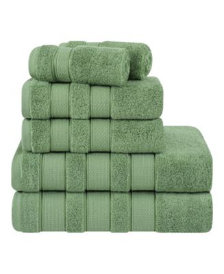 American Soft Linen Salem Premium 100% Turkish Cotton 6 Piece Bath Towel Set - Macy's