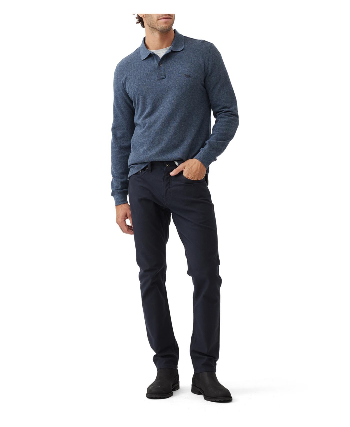 Rodd & Gunn World Valley Polo Shirt In Blue