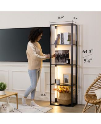 Fancy Plus Pro - 64" Display Shelf Lamp with Dimmable LED, Adjustable Color Temp (2700K-6000k), Remote/App Control