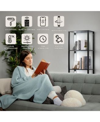 Fancy Plus Pro - 64" Display Shelf Lamp with Dimmable LED, Adjustable Color Temp (2700K-6000k), Remote/App Control