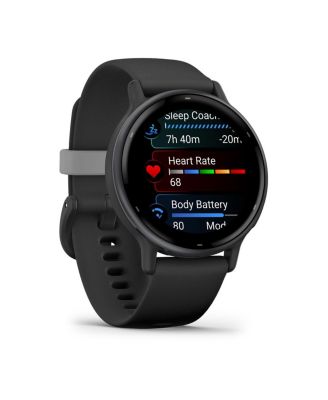 Fitness Unisex Smartwatch - Slate Silicone Strap