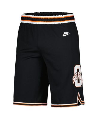 Men's Black Oklahoma State Cowboys Retro Replica Basketball Shorts