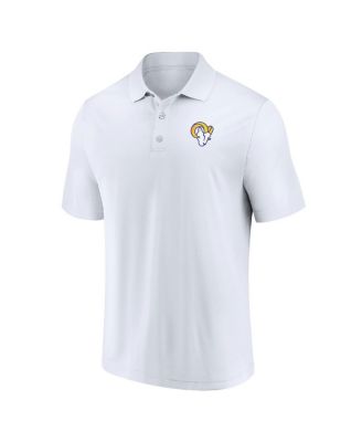 Men's White Los Angeles Rams Component Polo Shirt