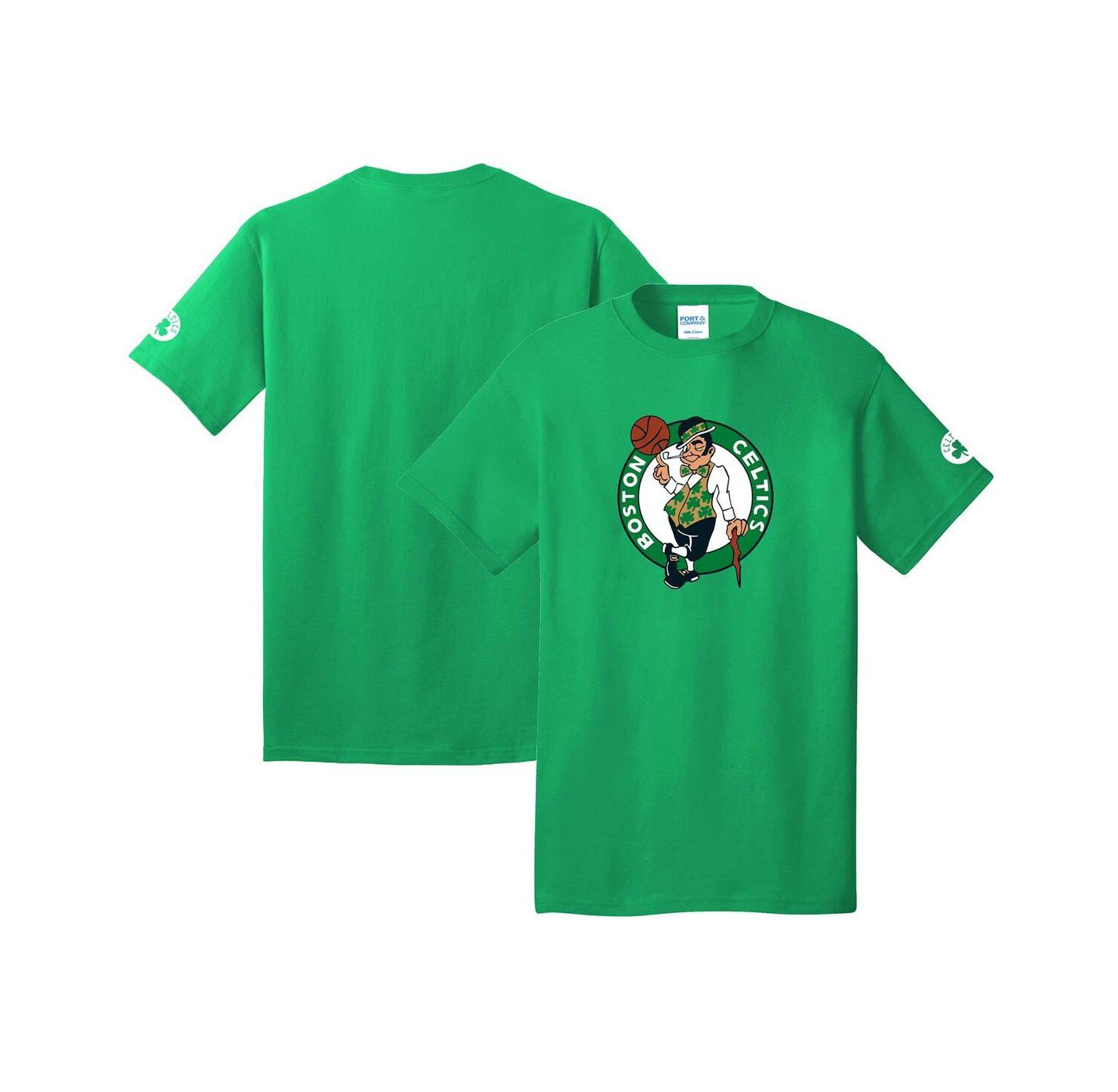 Men's and Women's Kelly Green Boston Celtics Lucky T-Shirt