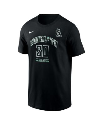 Men's and Women's Breanna Stewart Black New York Liberty Rebel Edition Name Number T-Shirt