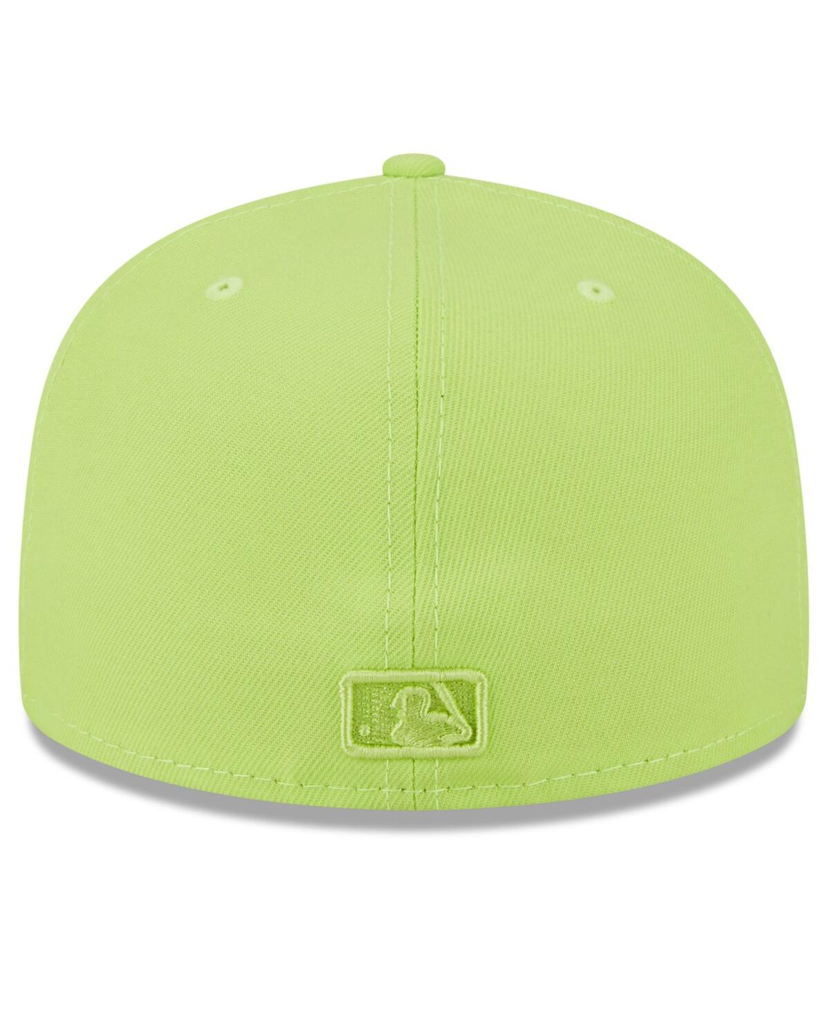 New Era Men's Neon Green Chicago White Sox 2023 Spring Color Basic 59fifty Fitted Hat In Neon Green