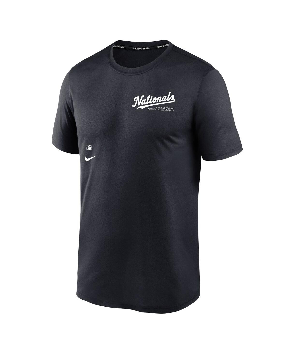 Nike Men'sWashington Nationals Authentic Collection Early Work Tri-Blend Performance T-Shirt - Navy