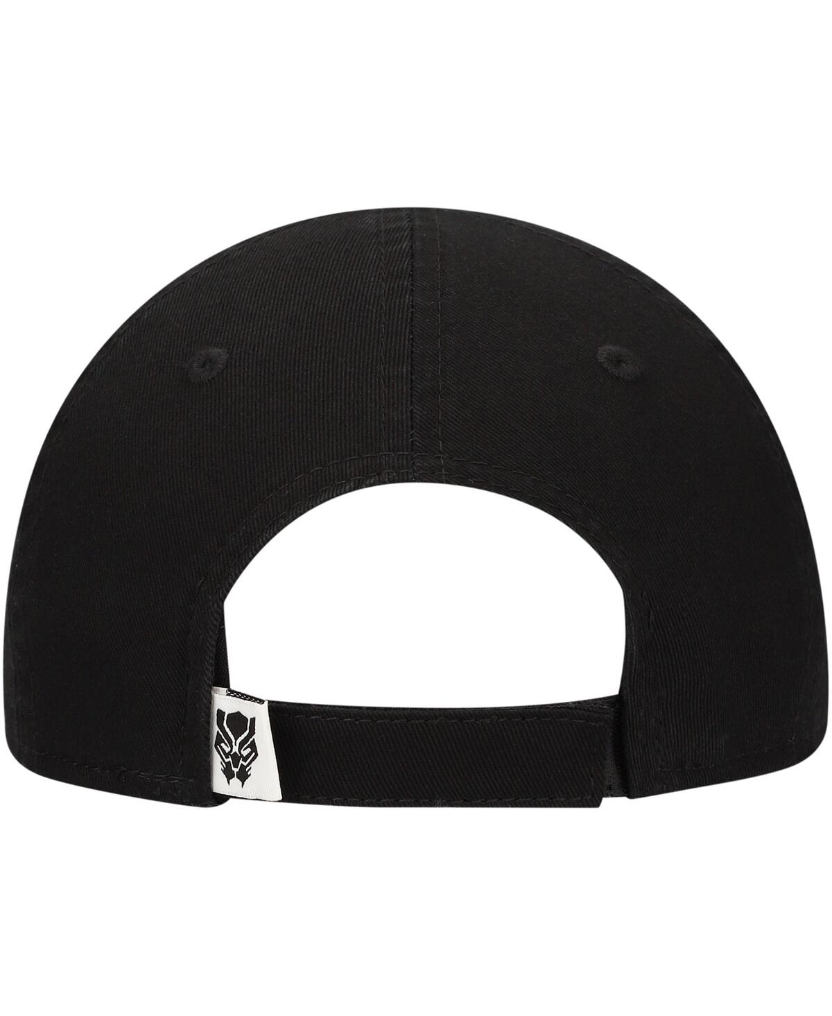 New Era Toddler Black Black Panther 9twenty Adjustable Hat In Black
