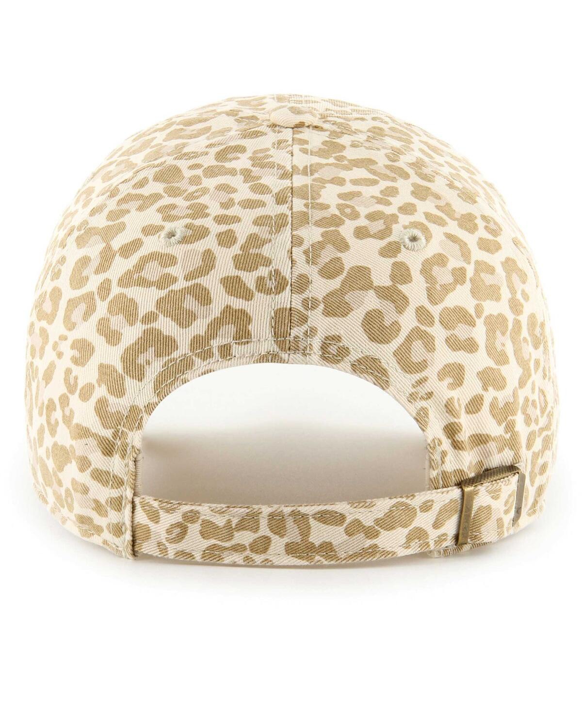 47 Brand Women's Natural Boston Red Sox Panthera Clean Up Adjustable Hat In Natural