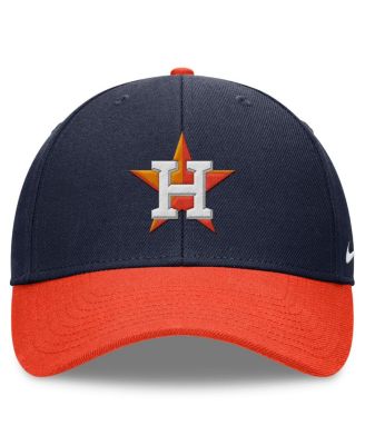 Men's Navy/Orange Houston Astros Evergreen Club Performance Adjustable Hat