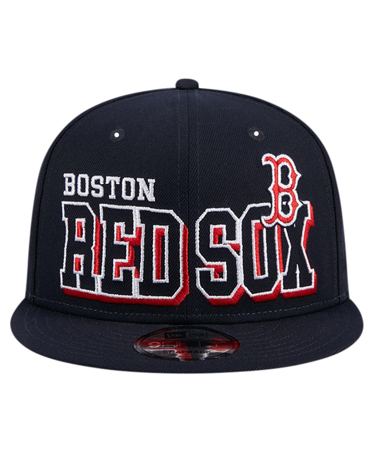 New Era Men's Navy Boston Red Sox Game Day Bold 9fifty Snapback Hat In Navy