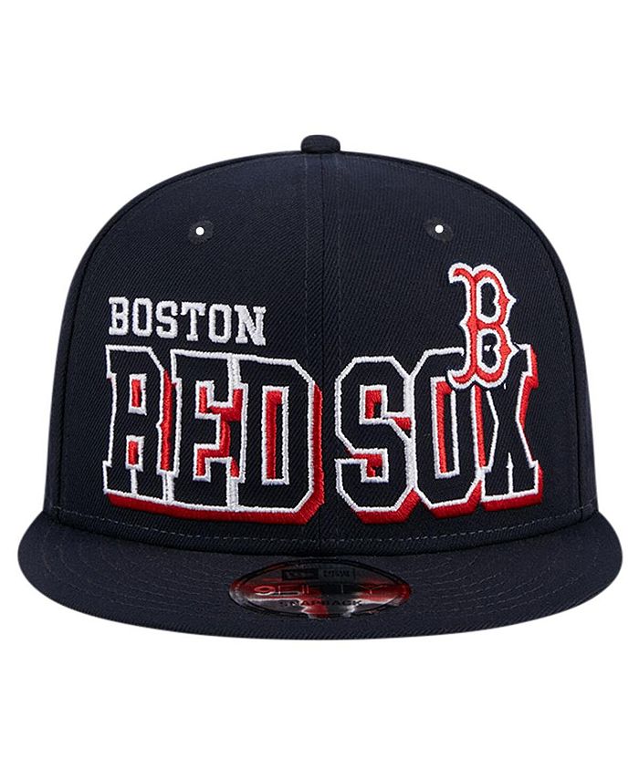 New Era Men's Navy Boston Red Sox Game Day Bold 9FIFTY Snapback Hat ...