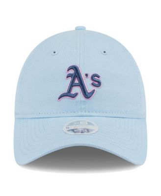 Women's Oakland Athletics Multi Light Blue 9TWENTY Adjustable Hat