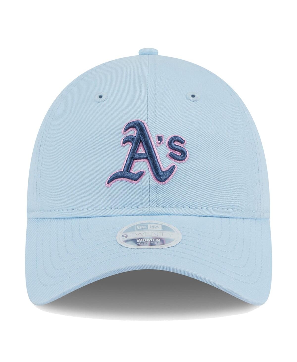 New Era Women's Oakland Athletics Multi9TWENTY Adjustable Hat - Light Blue