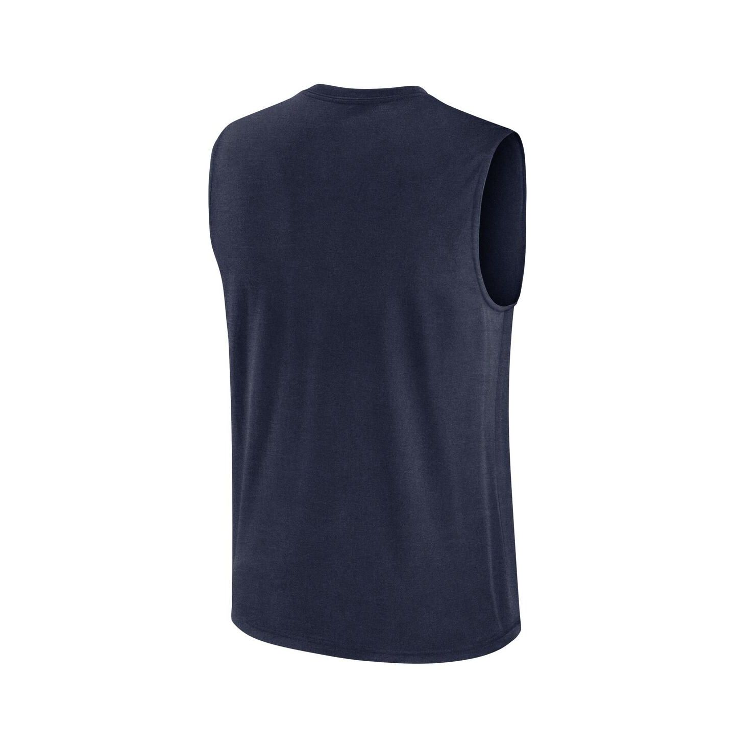 Мужские топы Jordan Navy North Carolina Tar Heels Primetime Legend Lock Up Performance Muscle — фото 2