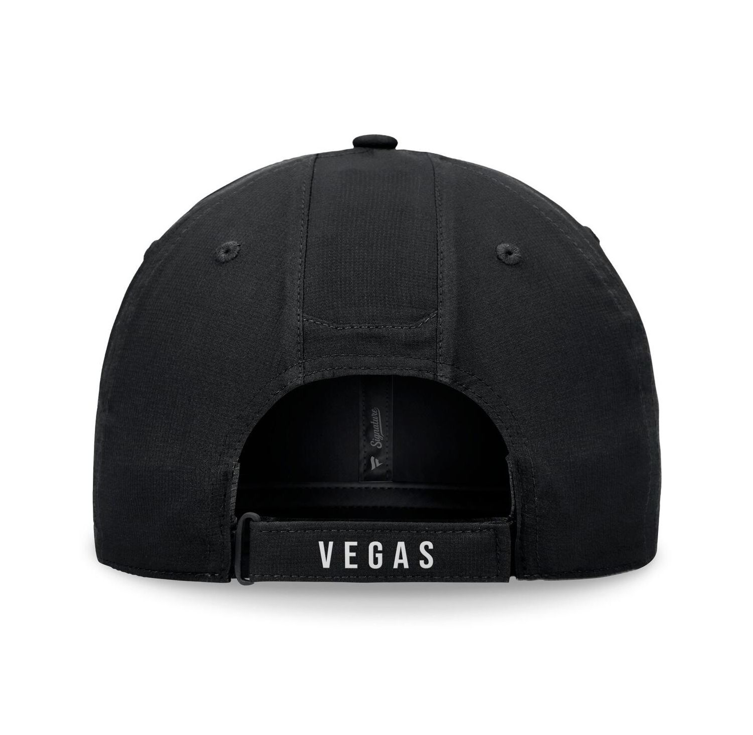 Men's Black Vegas Golden Knights Front Office Ripstop Adjustable Hat