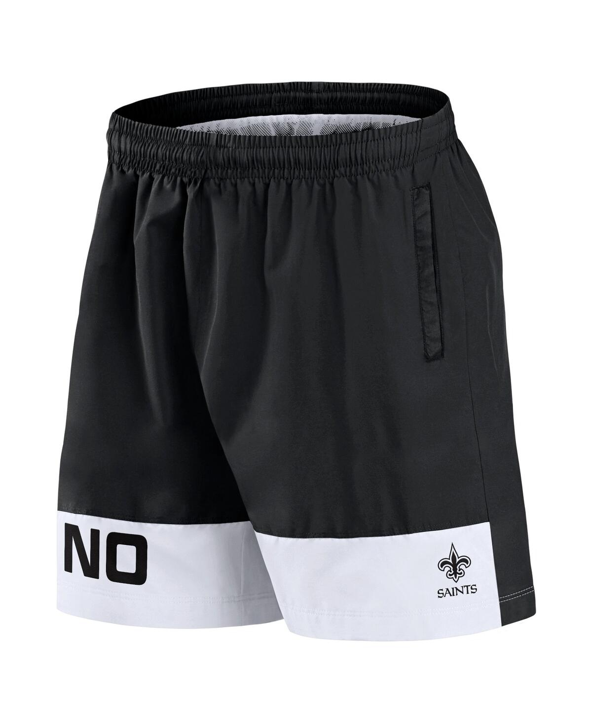 Fanatics Men'sNew Orleans Saints Elements Shorts - Black, White