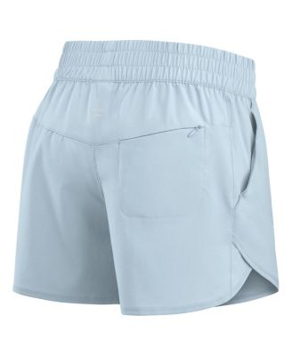 Women's Light Blue Los Angeles Dodgers Studio Woven Vibe Shorts