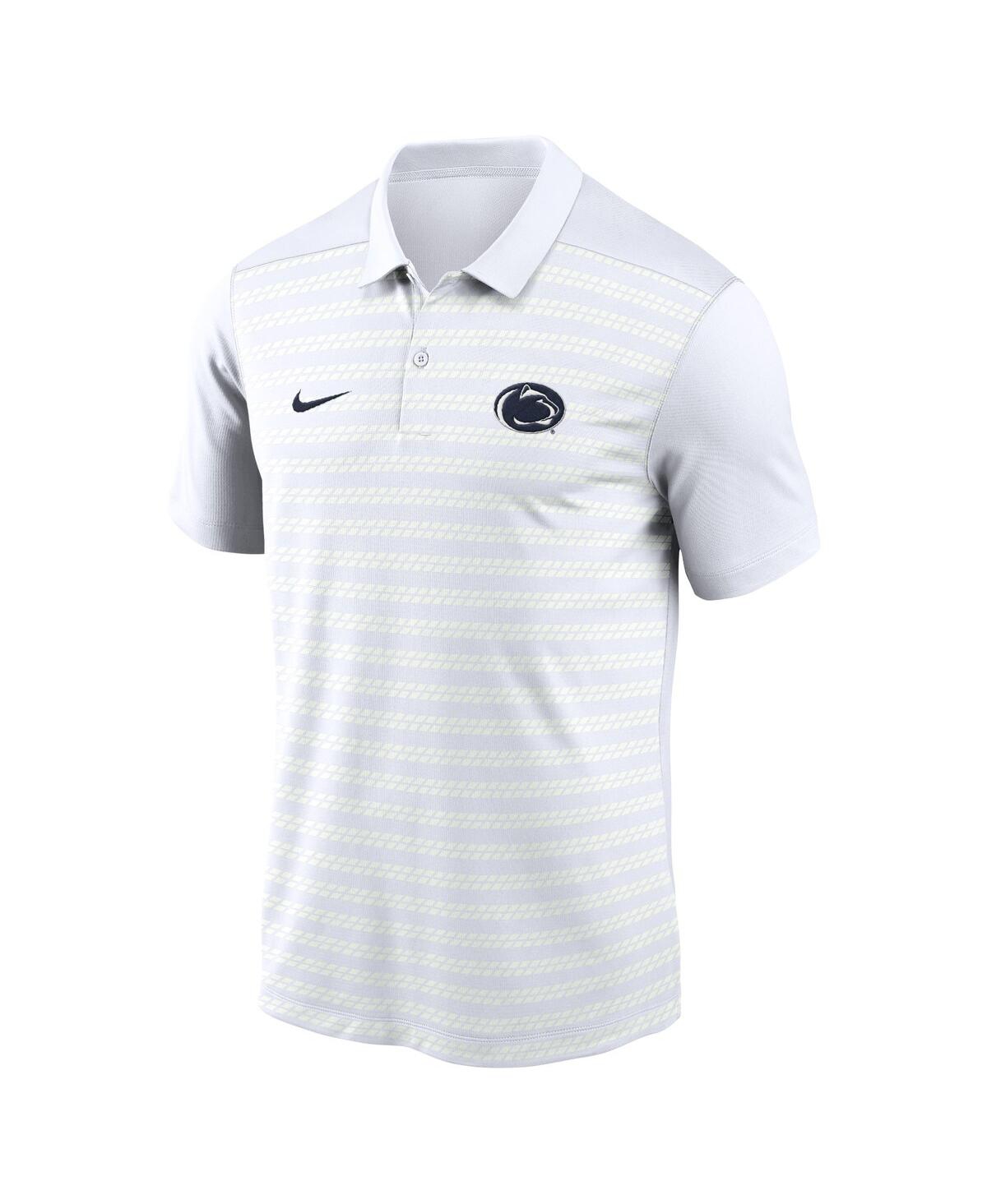 Nike Men's White Penn State Nittany Lions 2024 Early Season Coaches Sideline Performance Polo In White