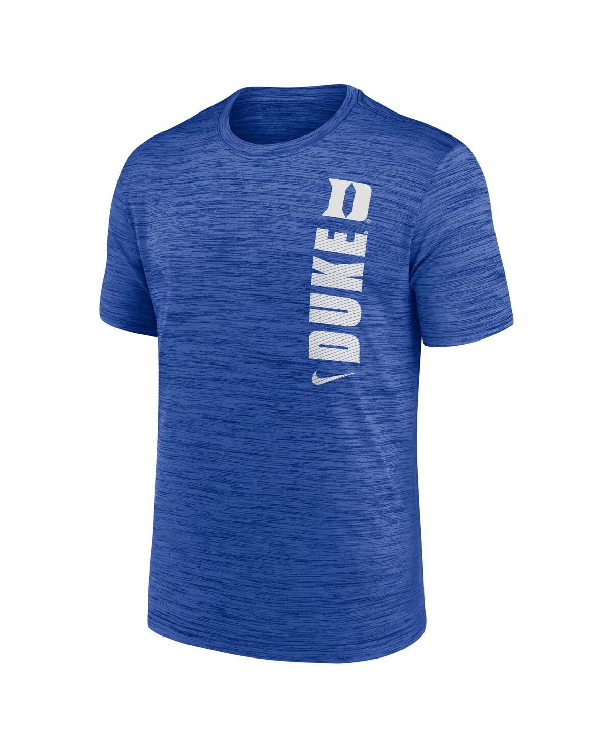 Nike Men'sDuke Blue Devils 2024 Sideline Velocity Performance T-Shirt - Royal
