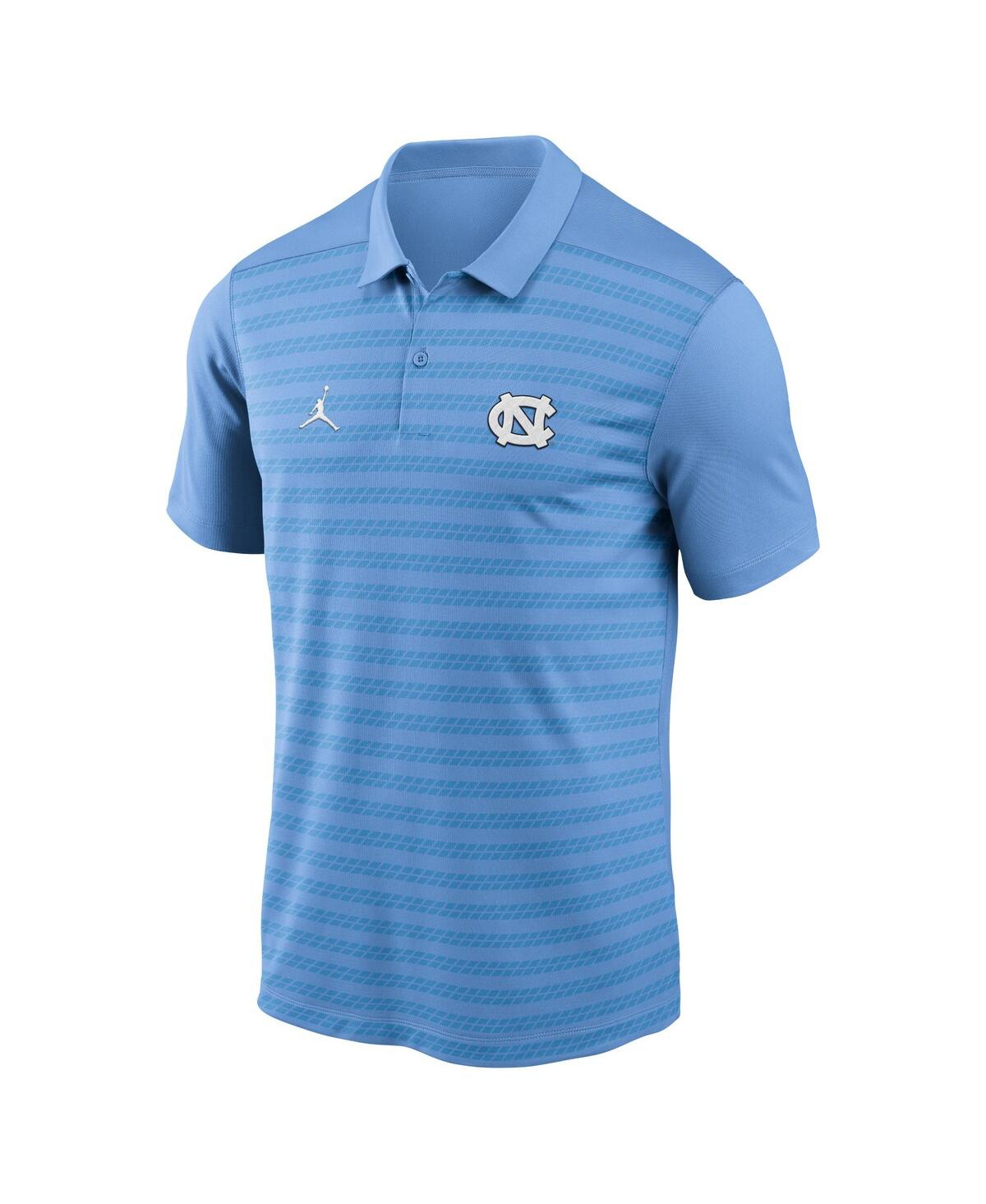 Jordan Men's Carolina Blue North Carolina Tar Heels 2024 Early Season Coaches Sideline Performance Polo