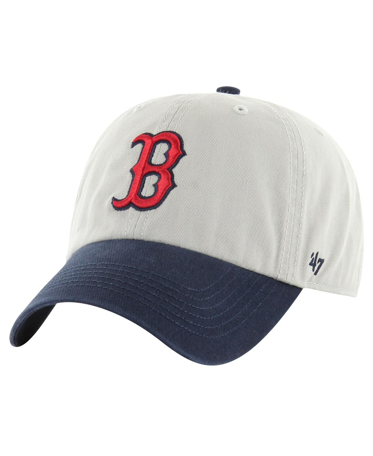 '47 Brand Men'sNavy Boston Red Sox Sure Shot Classic Franchise Fitted Hat - Gray, Navy