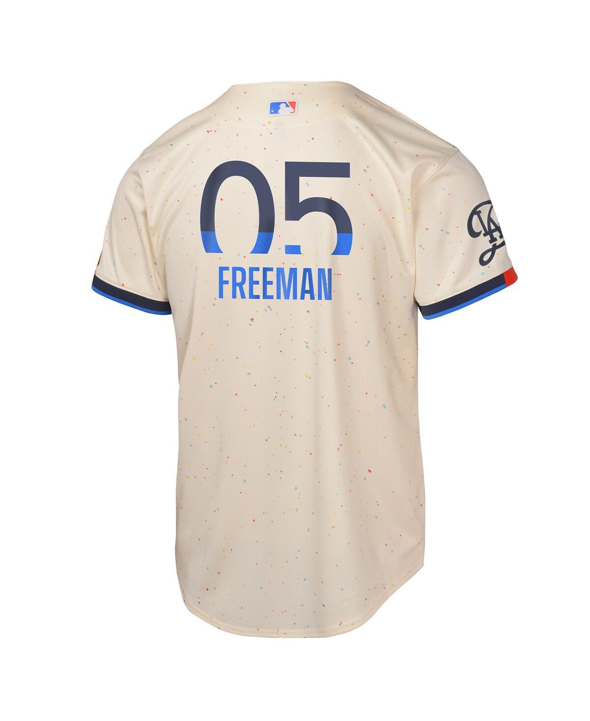 Nike Big Boys and Girls Freddie FreemanLos Angeles Dodgers 2024 City Connect Limited Player Jersey - Cream
