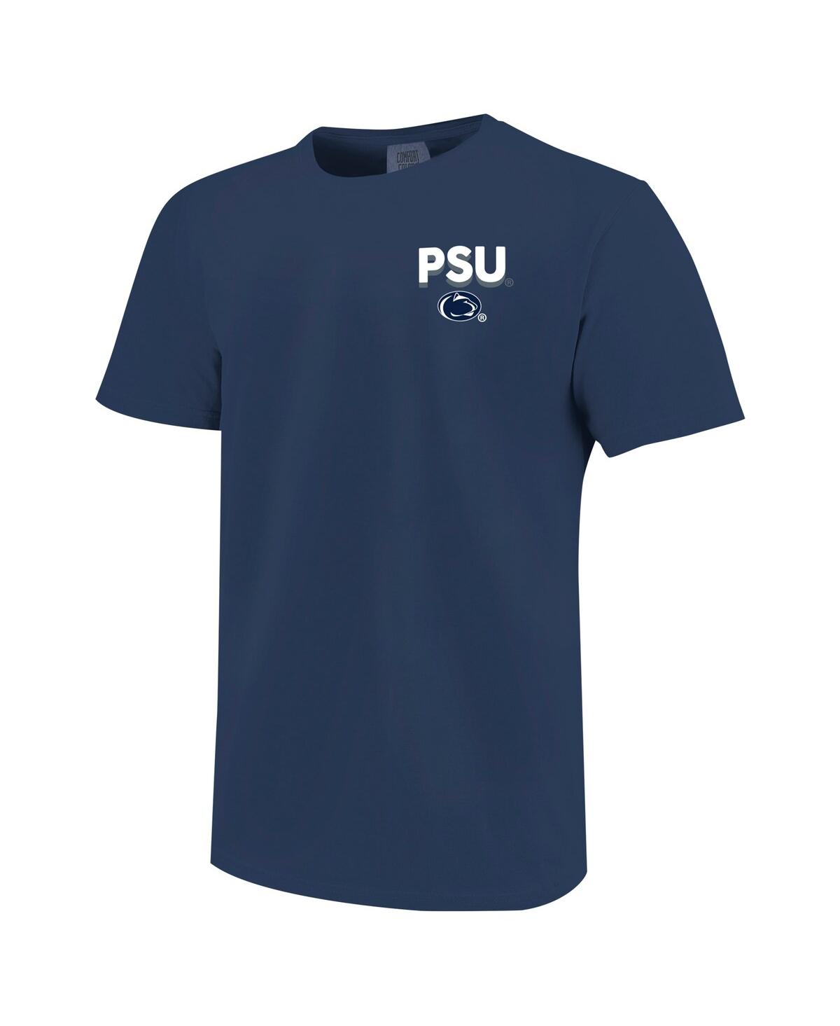 Shop Image One Big Boys And Girls Navy Penn State Nittany Lions Hyperlocal Comfort Colors T-shirt