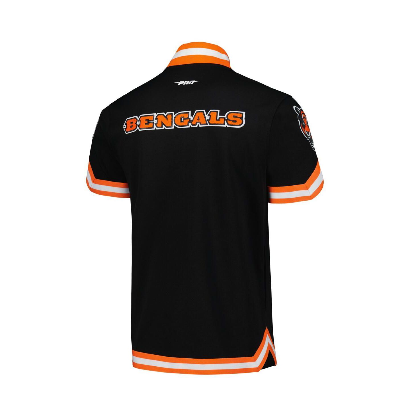 Мужская куртка Pro Standard Black Cincinnati Bengals Classic Warm-Up Short Sleeve Full-Snap — фото 2