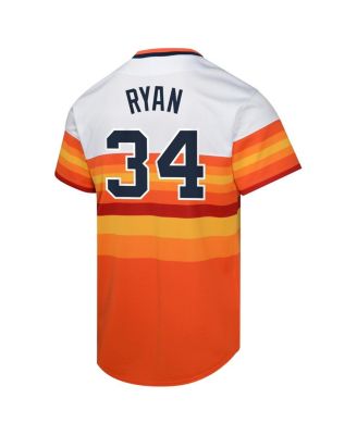 Big Boys and Girls Nolan Ryan White Houston Astros Cooperstown Collection Limited Player Jersey