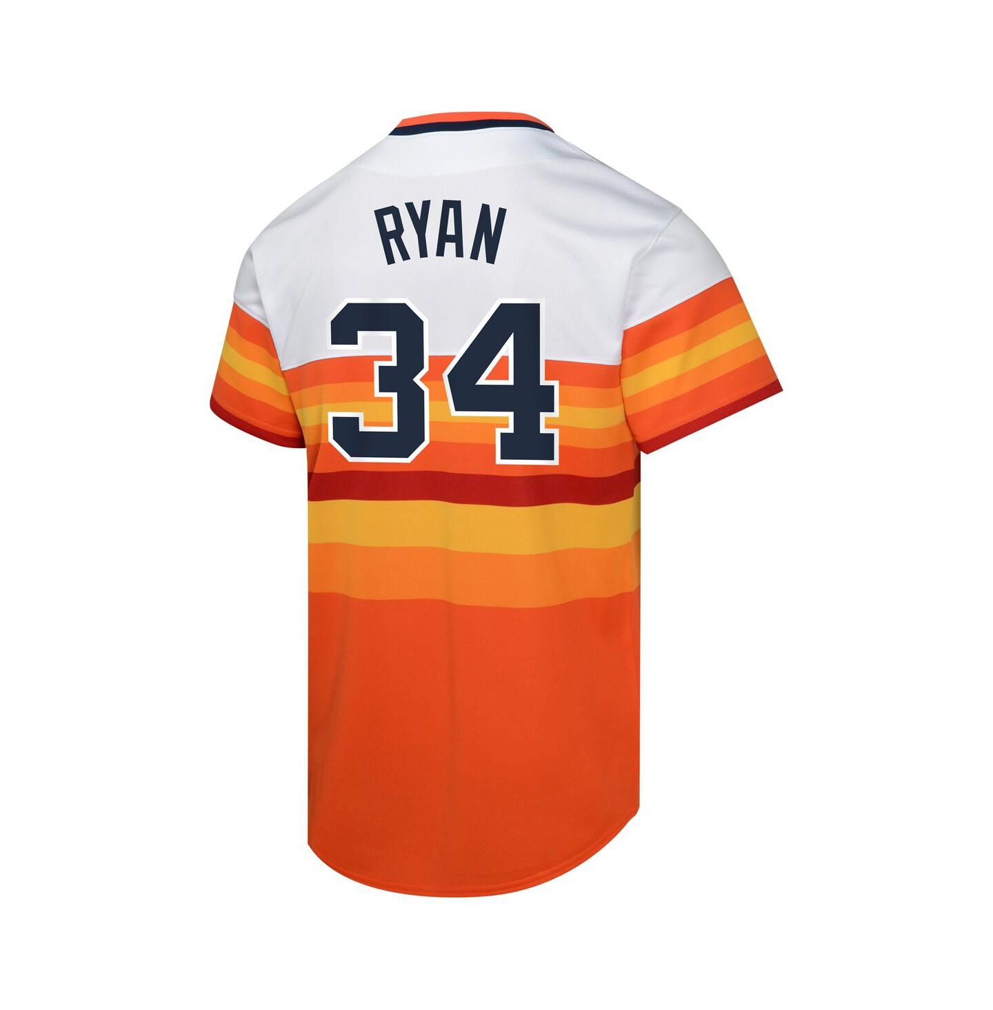 Детский топ Nike Nolan Ryan White Houston Astros Cooperstown Collection Limited Player Jersey — фото 2