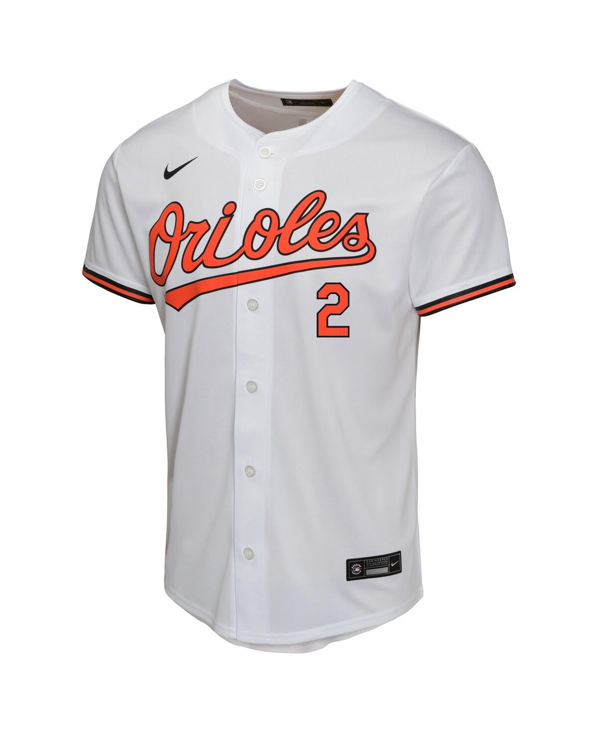 Nike Big Boys and Girls Gunnar Henderson White Baltimore Orioles Home Game Player Jersey