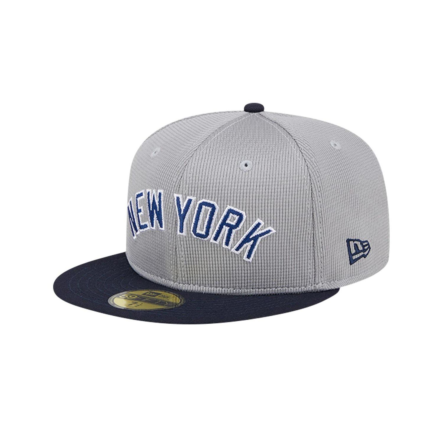 Men's Gray New York Yankees Pivot Mesh 59FIFTY Fitted Hat
