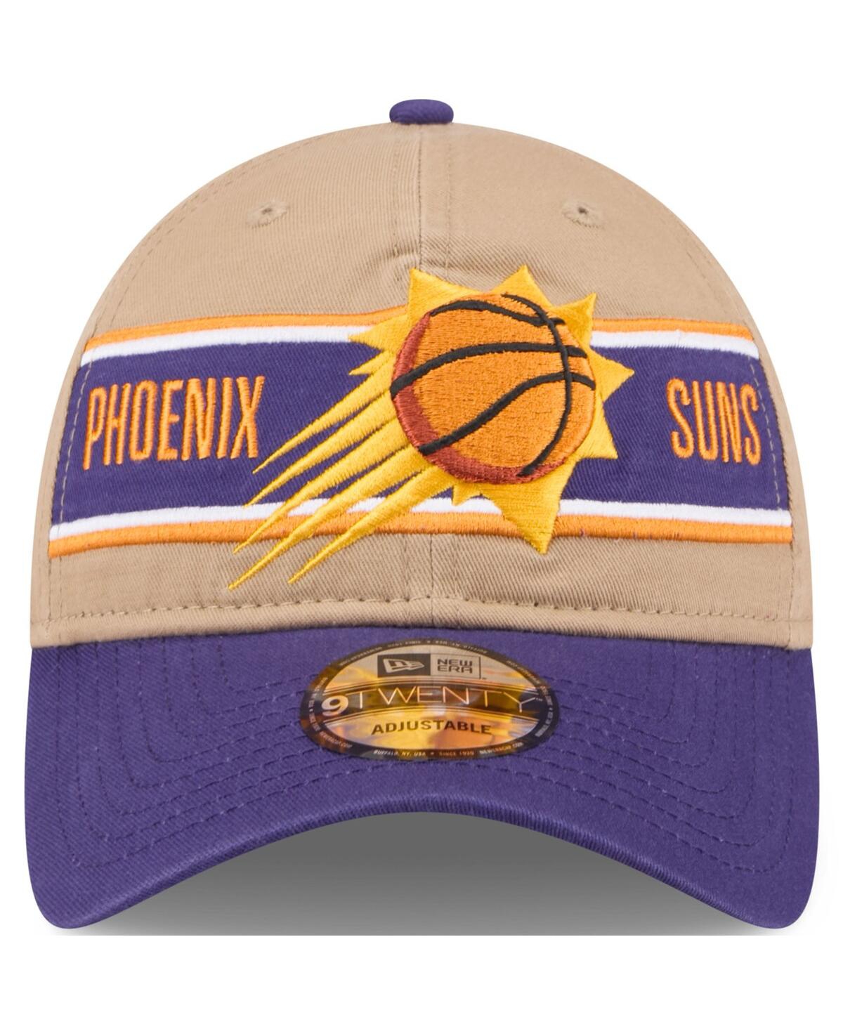 New Era Men's Tan/Purple Phoenix Suns 2024 Nba Draft 9TWENTY Adjustable Hat