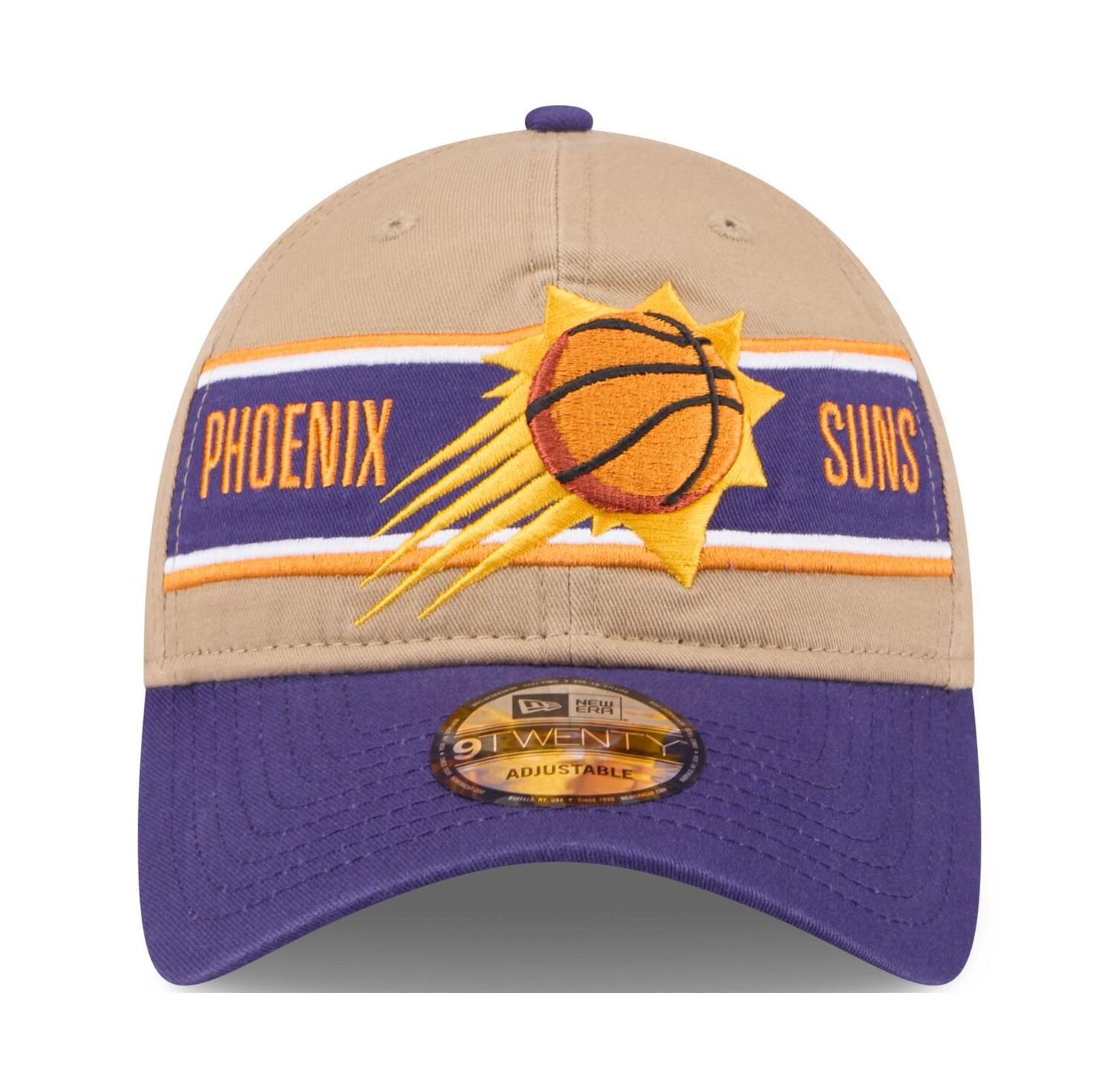 Men's Tan/Purple Phoenix Suns 2024 NBA Draft 9TWENTY Adjustable Hat