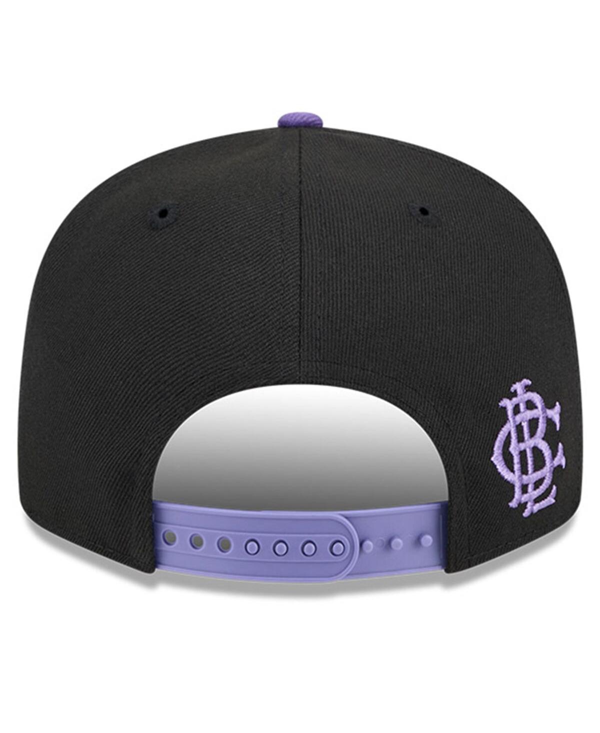 New Era Men's Black/purple Oakland Athletics Grape Big League Chew Flavor Pack 9fifty Snapback Hat In Black,purple