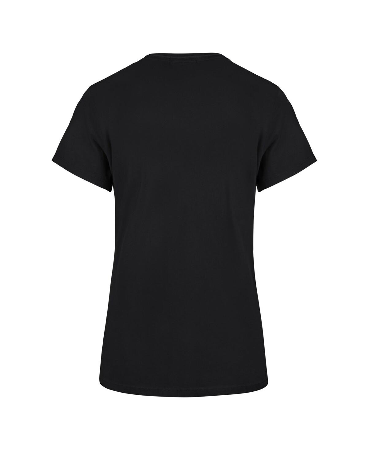 47 BRAND WOMEN'S BLACK BOSTON CELTICS 2024 NBA FINALS CHAMPIONS PLUS SIZE TROPHY FRANKLIN T-SHIRT 