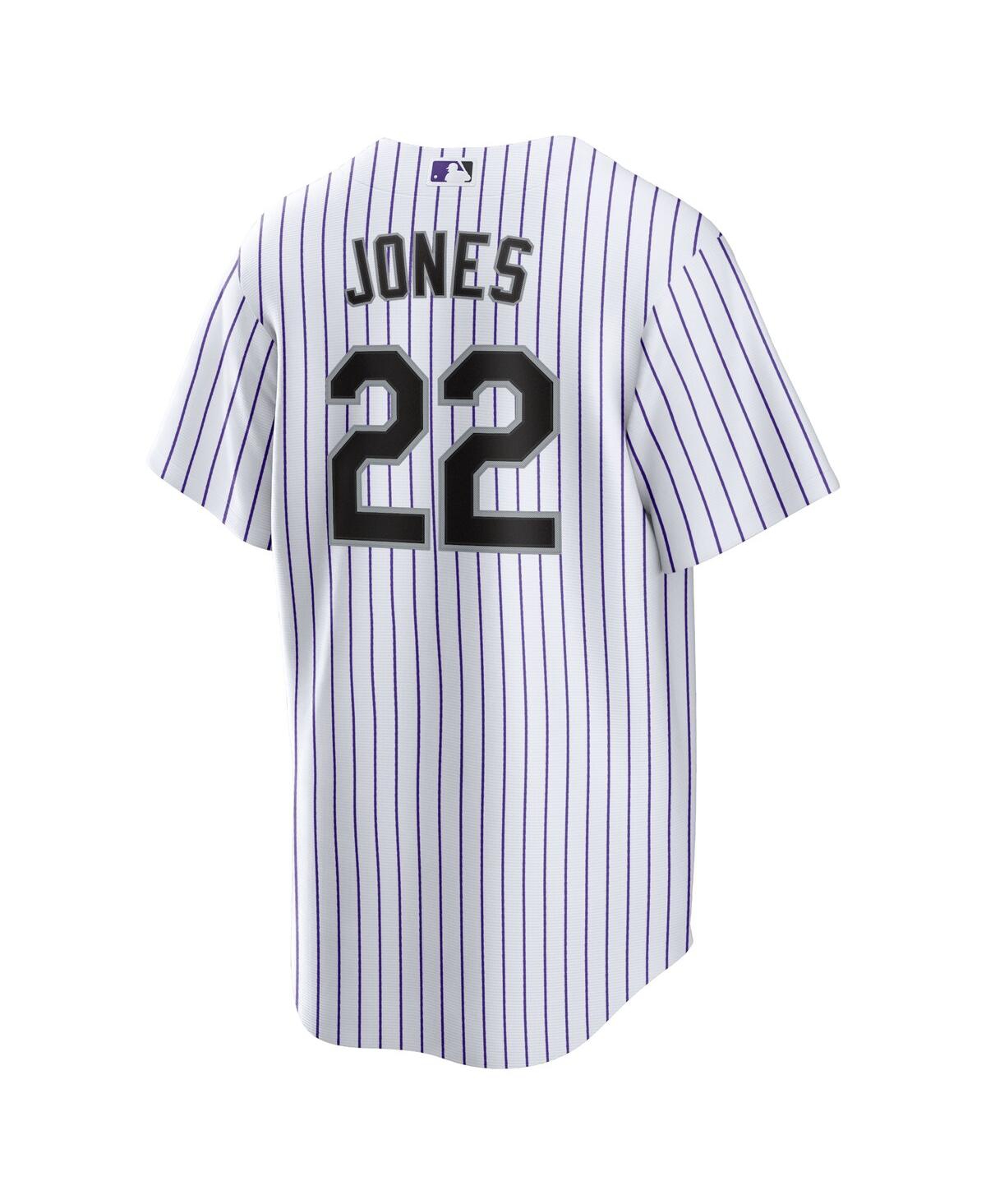 Nike Men's Nolan JonesColorado Rockies Home Replica Jersey - White
