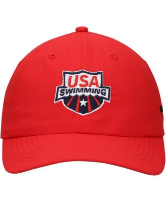 Men's Red USA Swimming 2024 Olympic Trials The Original Adjustable Hat