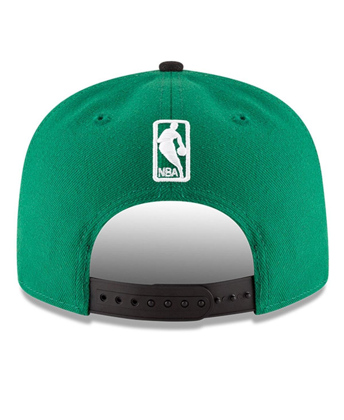 New Era Men'sBlack Boston Celtics 2024 Nba Finals Champions Side Patch 9FIFTY Snapback Hat - Kelly Green