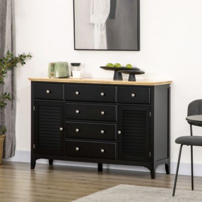 Sideboard Modern Buffet Cabinet with Adjustable Shelves,