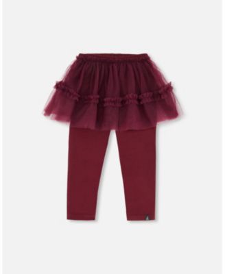 Deux Par Deux Printed Tulle Skirt main image 1